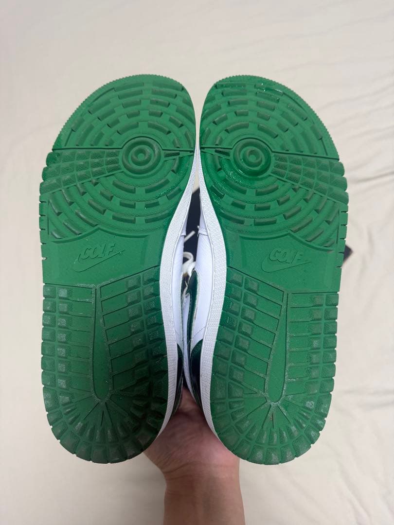 【美品】NIKE ジョーダン　ゴルフシューズ　26cm メタリックグリーン