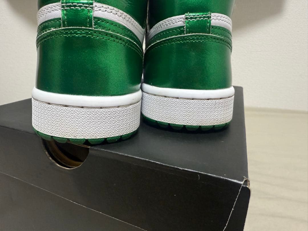 【美品】NIKE ジョーダン　ゴルフシューズ　26cm メタリックグリーン