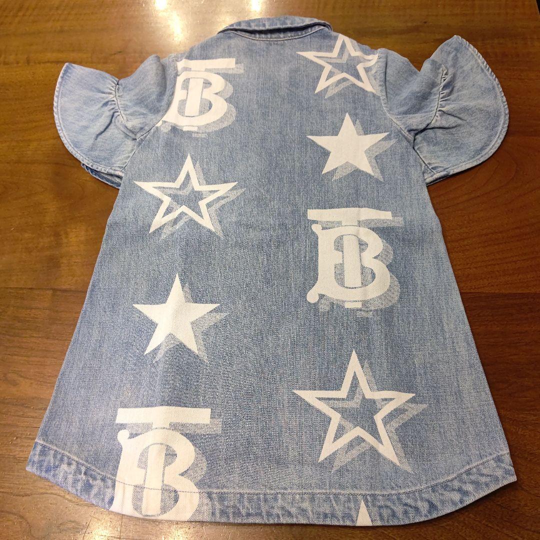 BURBERRY デニム 星柄 ワンピース 6Y