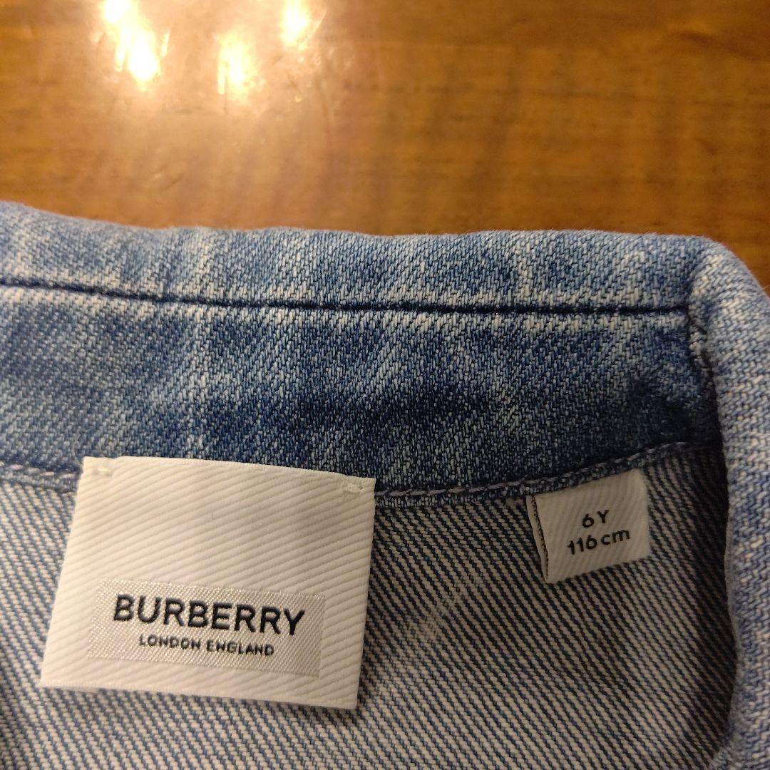 BURBERRY デニム 星柄 ワンピース 6Y