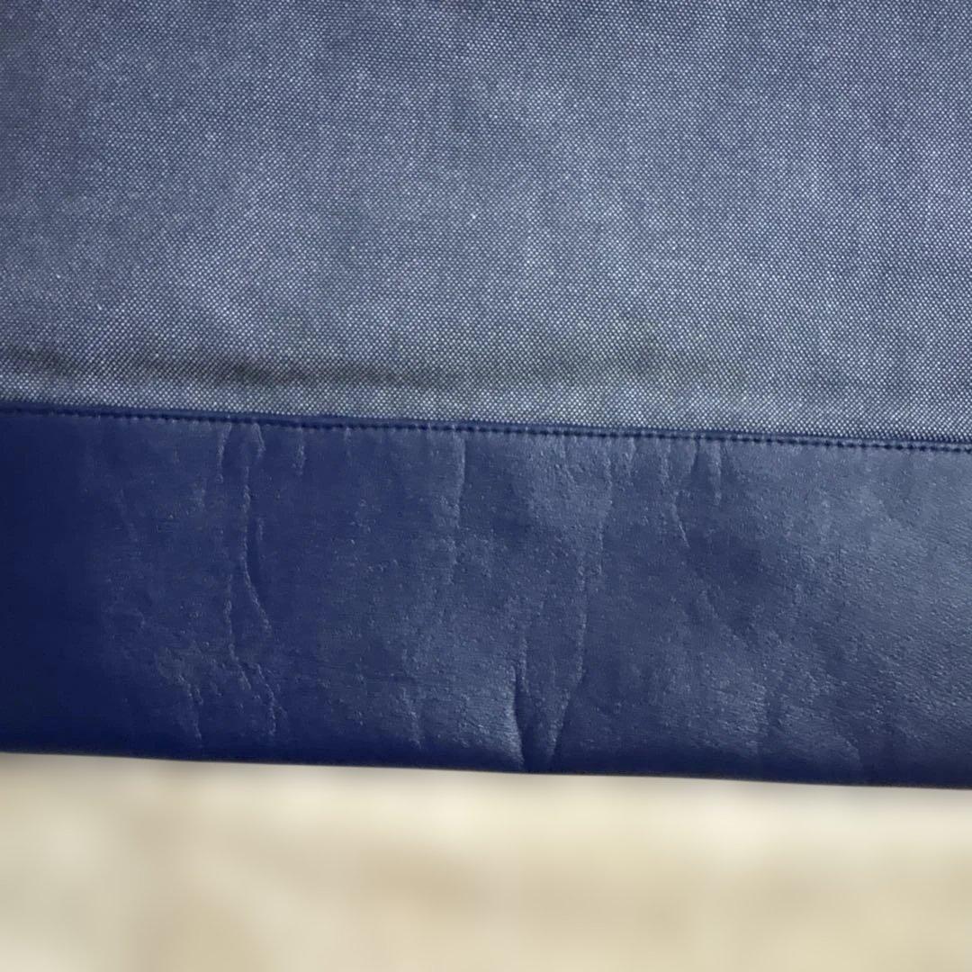 ファミリア　バースデー　お誕生日 デニム トートバッグ レッスンバッグ 鞄　青