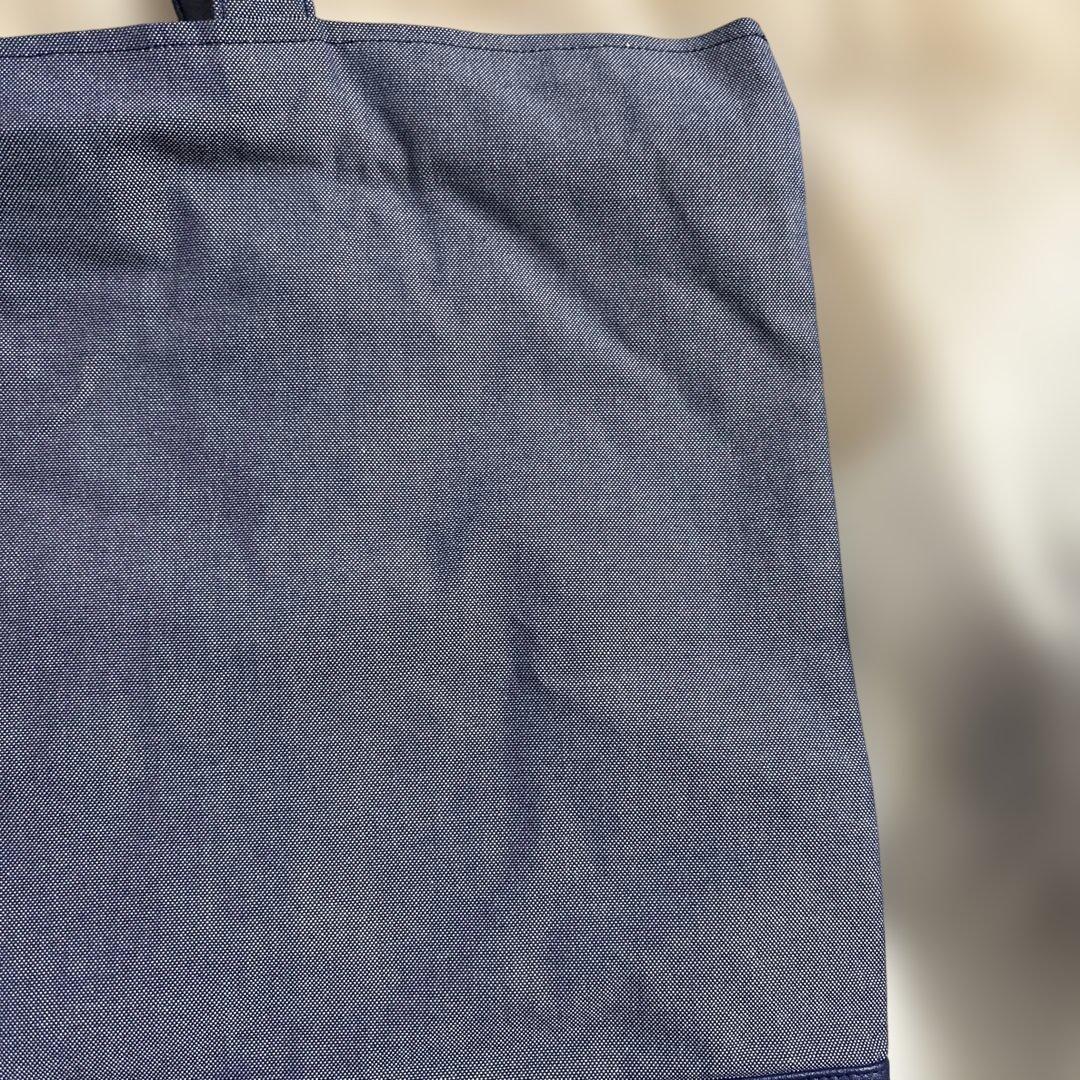 ファミリア　バースデー　お誕生日 デニム トートバッグ レッスンバッグ 鞄　青