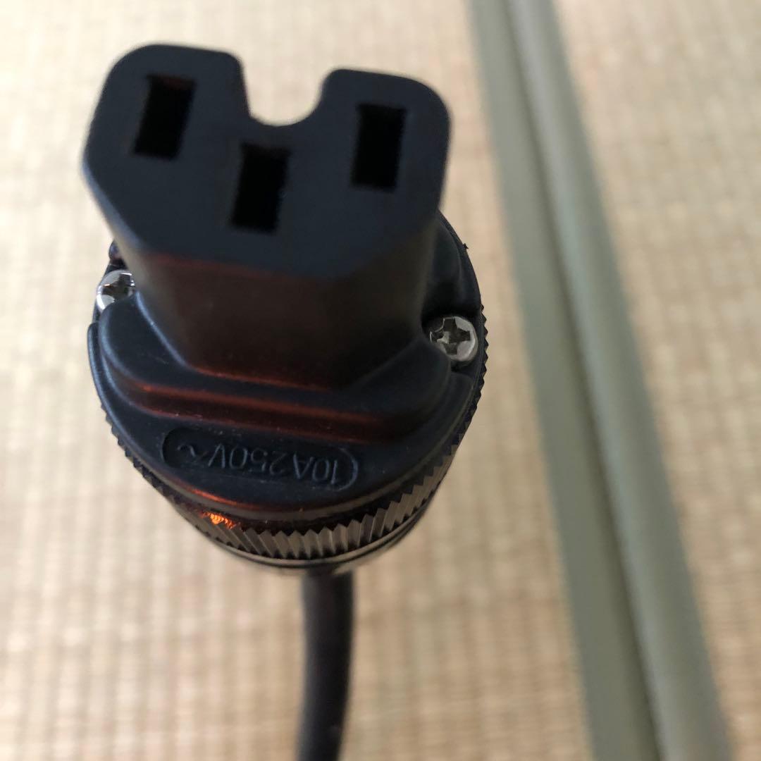 プロケーブル (WATTEGATE)シールド電源ケーブル 透明プラグ 2m