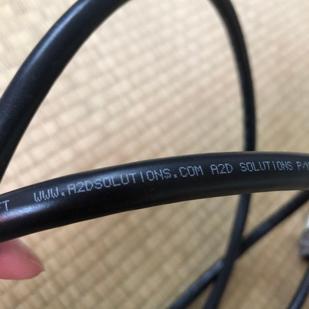 プロケーブル (WATTEGATE)シールド電源ケーブル 透明プラグ 2m