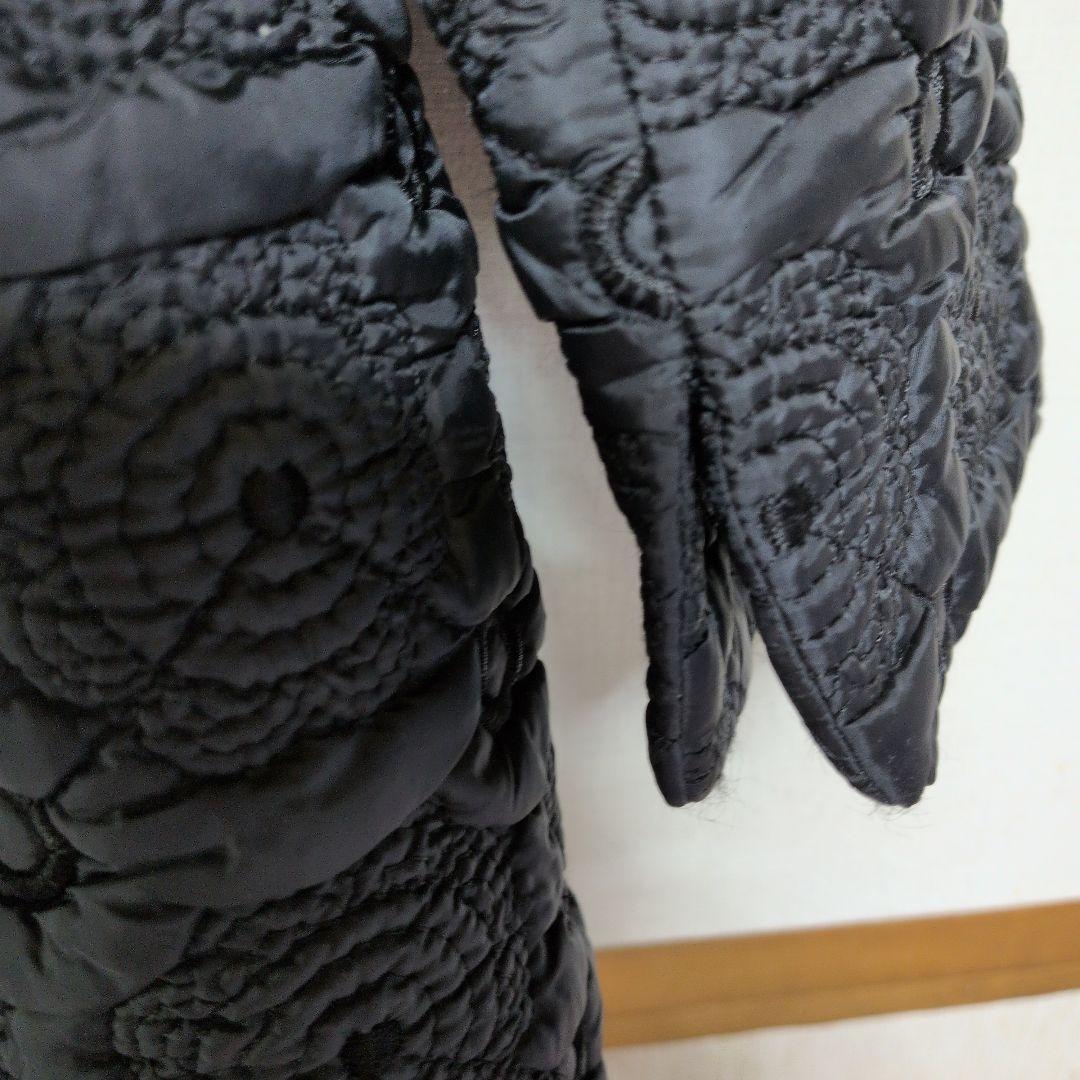 大幅値下げ日本製大きいサイズ46ピエールカルダンキルティングロングコートブラック