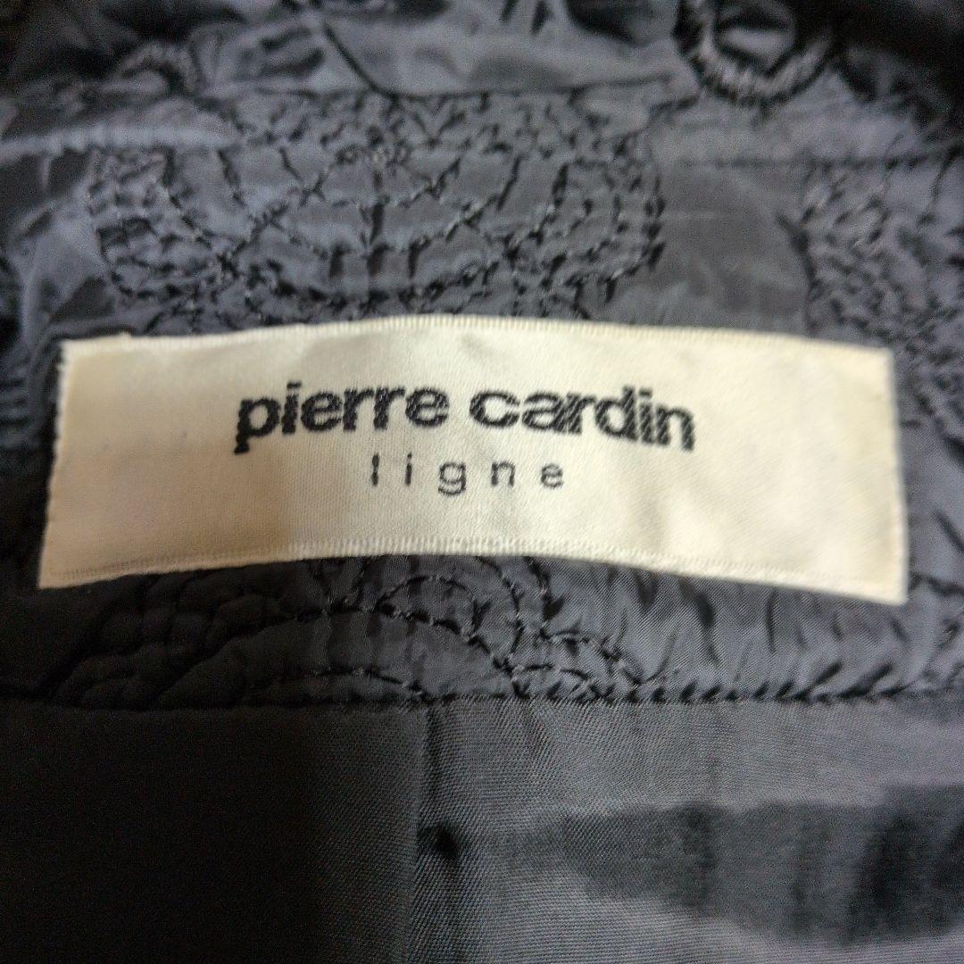 大幅値下げ日本製大きいサイズ46ピエールカルダンキルティングロングコートブラック