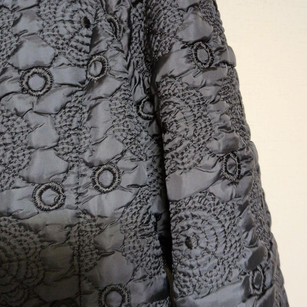 大幅値下げ日本製大きいサイズ46ピエールカルダンキルティングロングコートブラック