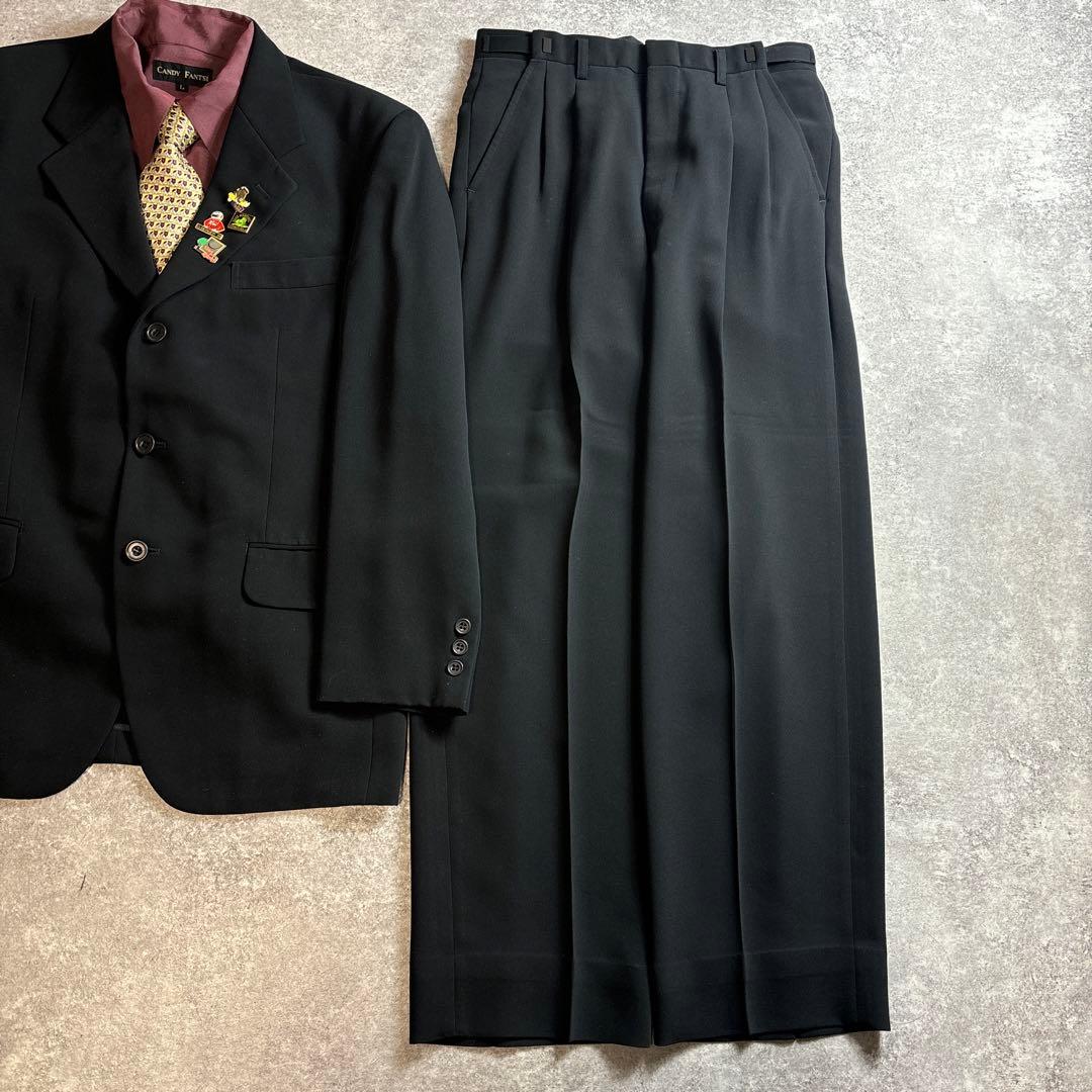 セットアップ ダブルスーツ 成人式 入学式 ピンズ vintage no.109