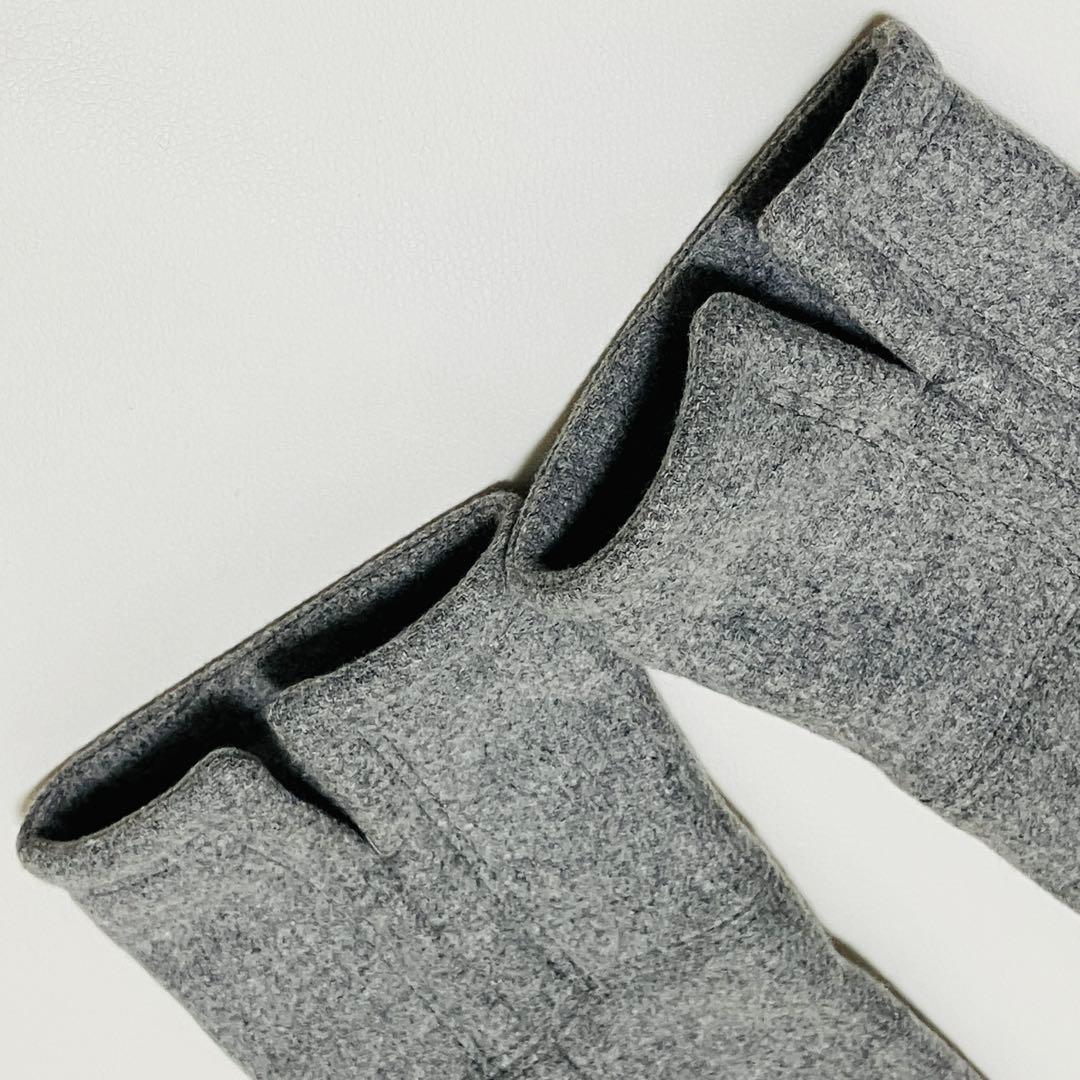 美品✨バーバリーブルーレーベル　ベルテッドコート　ロング　アンゴラ　チェック