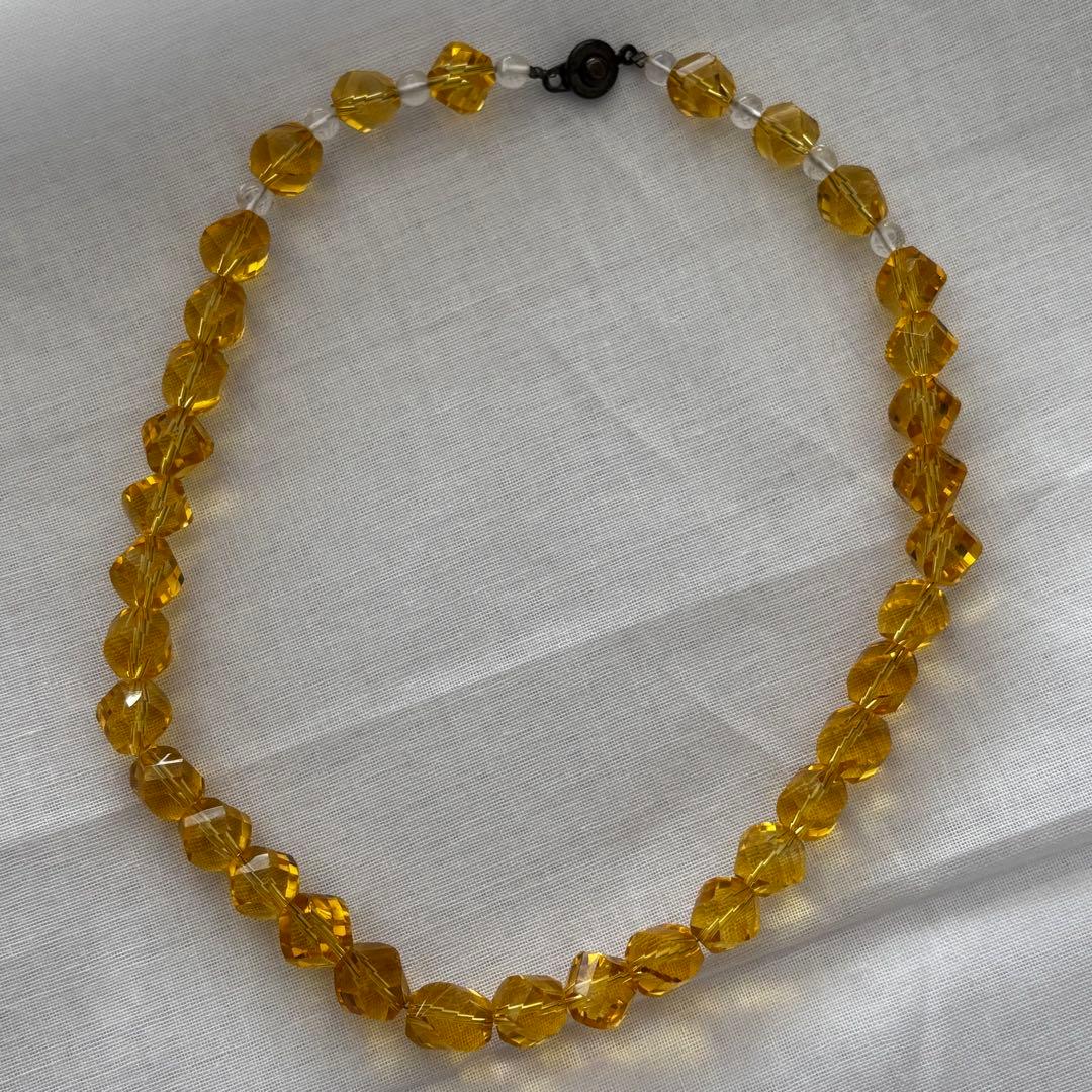 シトリン　ネックレス