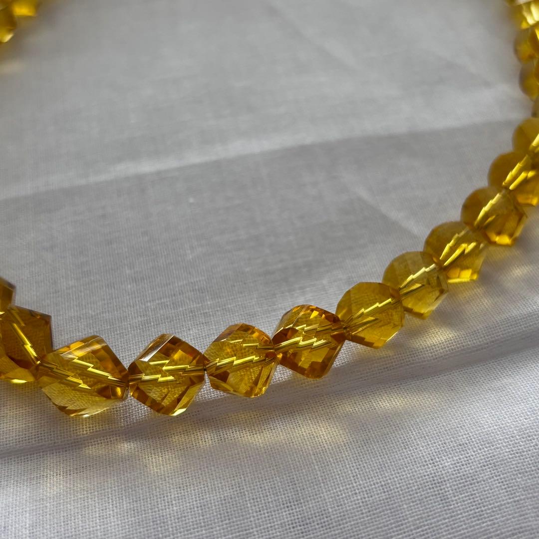 シトリン　ネックレス