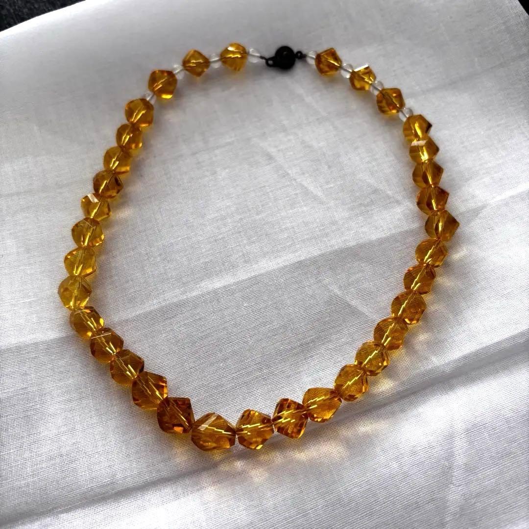 シトリン　ネックレス