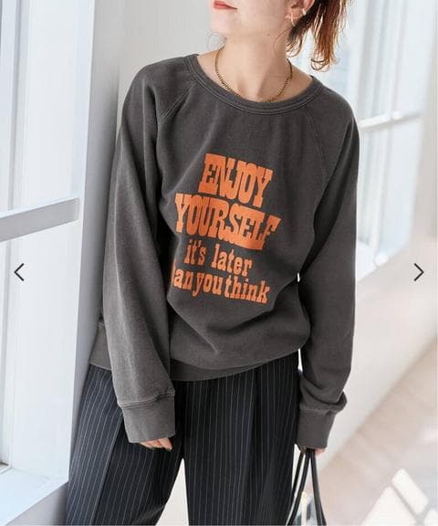 c*)様 Spick and Span ミクスタ クルーネックスウェット ラグラ