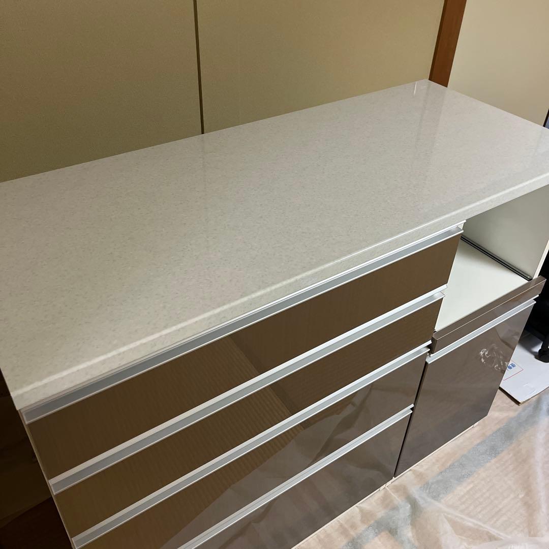 ニトリ　高橋木工所　チェルシー　120 キッチンボード　レンジボード