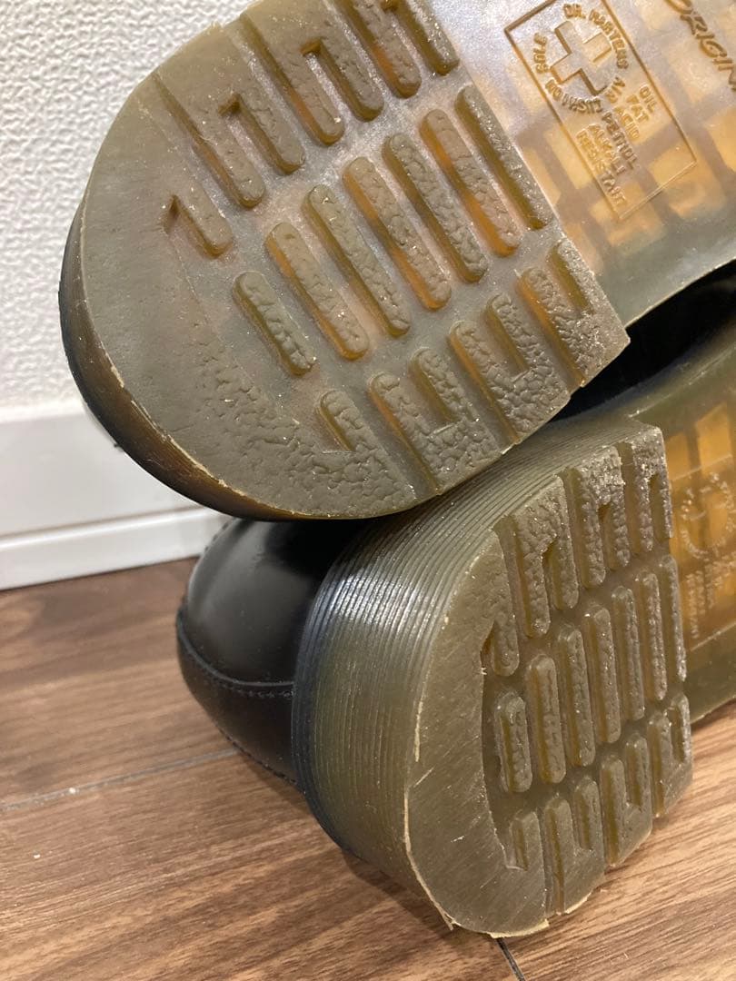 け*ー様 ドクターマーチン　UK8　3ホール　ブラック　ドレスシューズ