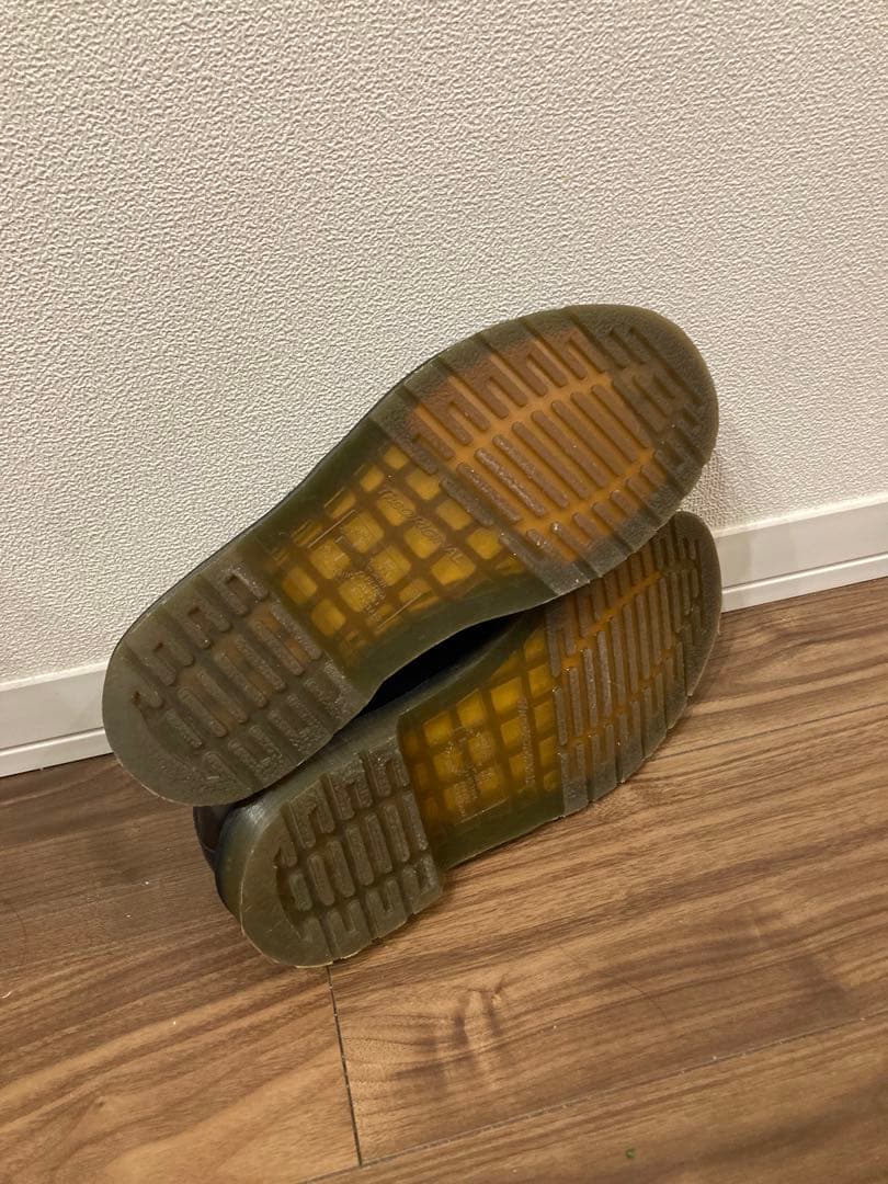 け*ー様 ドクターマーチン　UK8　3ホール　ブラック　ドレスシューズ