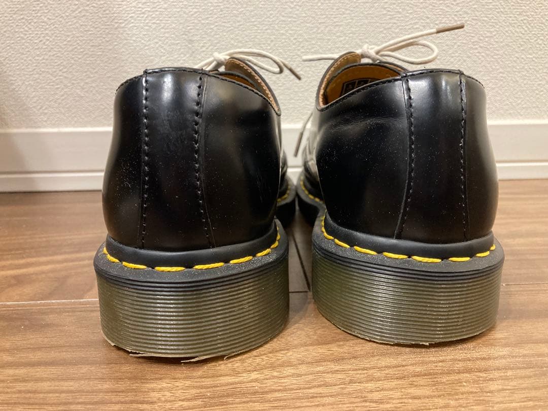け*ー様 ドクターマーチン　UK8　3ホール　ブラック　ドレスシューズ