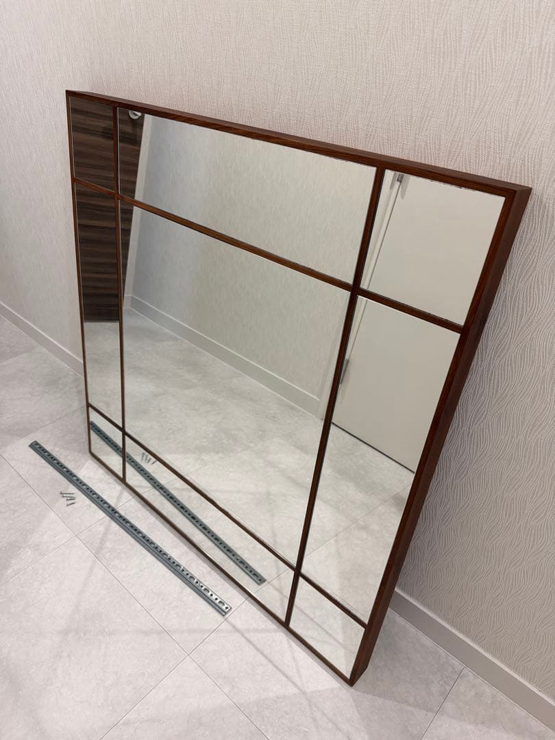 PORADA / ポラダ　フォーシーズンズミラー　ウォールナット　100×100