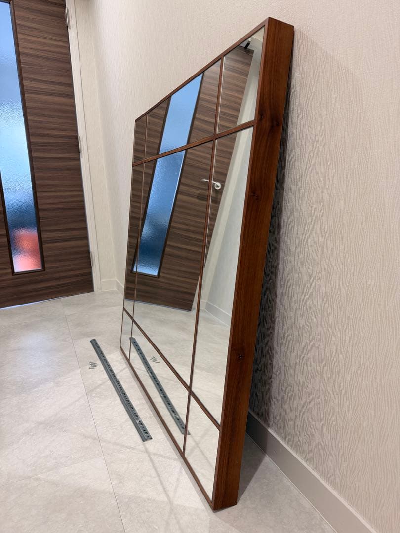 PORADA / ポラダ　フォーシーズンズミラー　ウォールナット　100×100