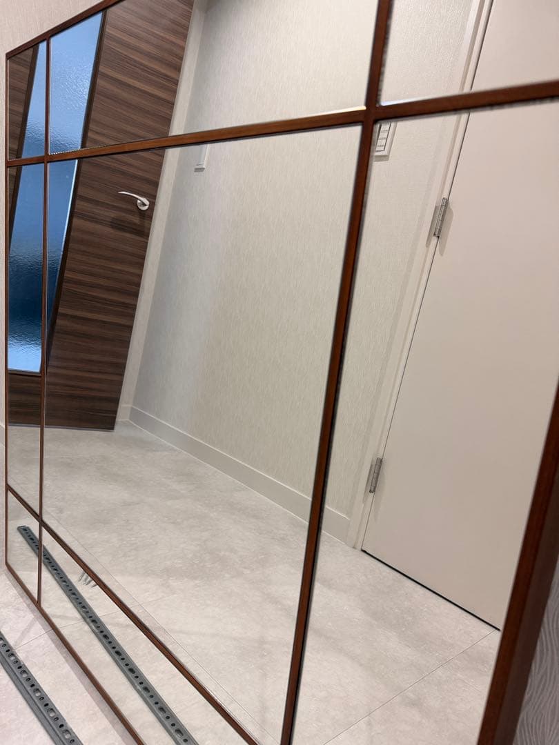 PORADA / ポラダ　フォーシーズンズミラー　ウォールナット　100×100