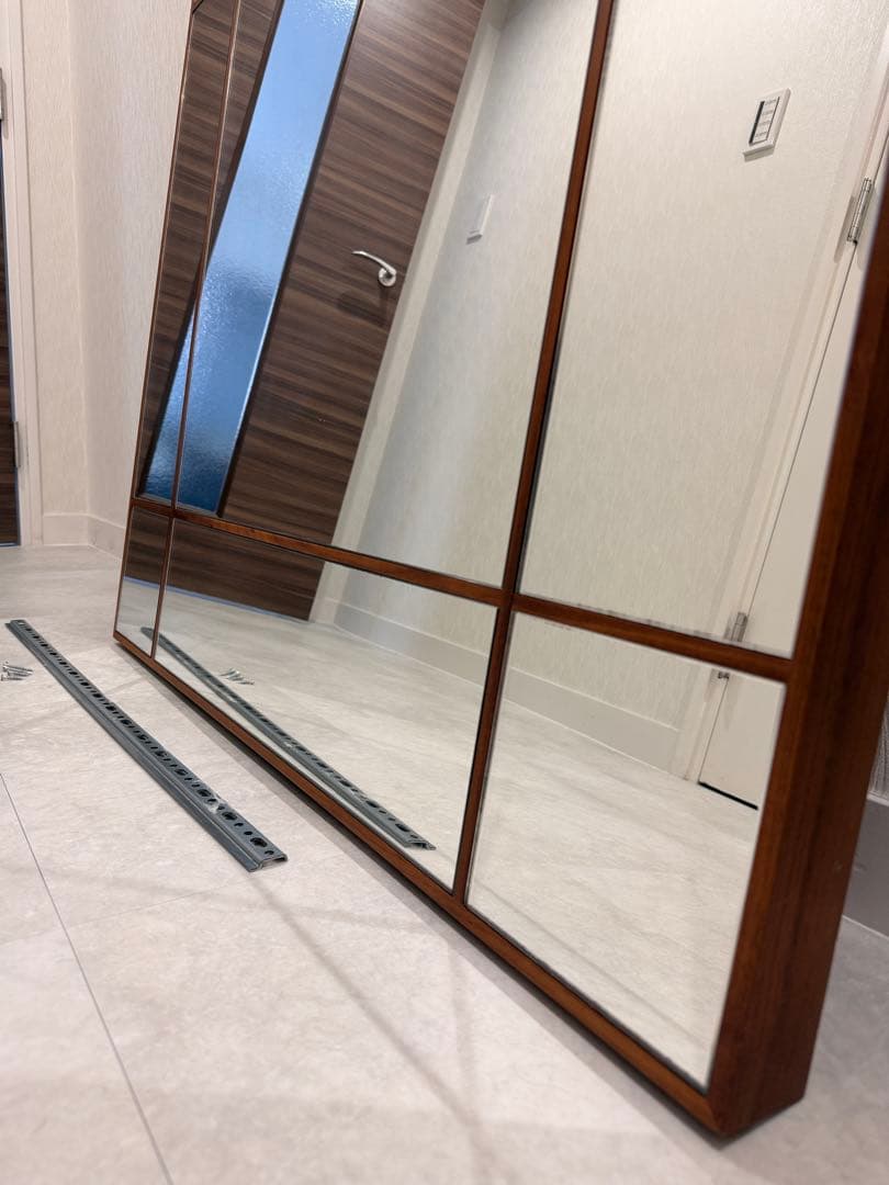 PORADA / ポラダ　フォーシーズンズミラー　ウォールナット　100×100