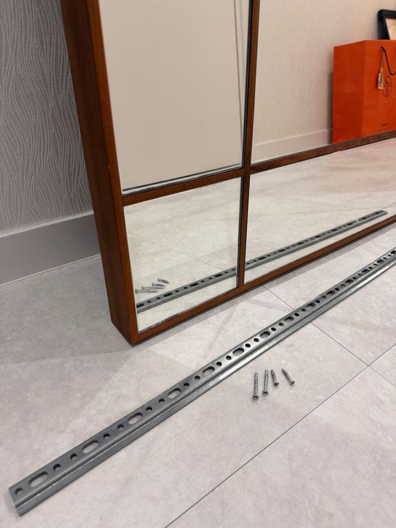 PORADA / ポラダ　フォーシーズンズミラー　ウォールナット　100×100