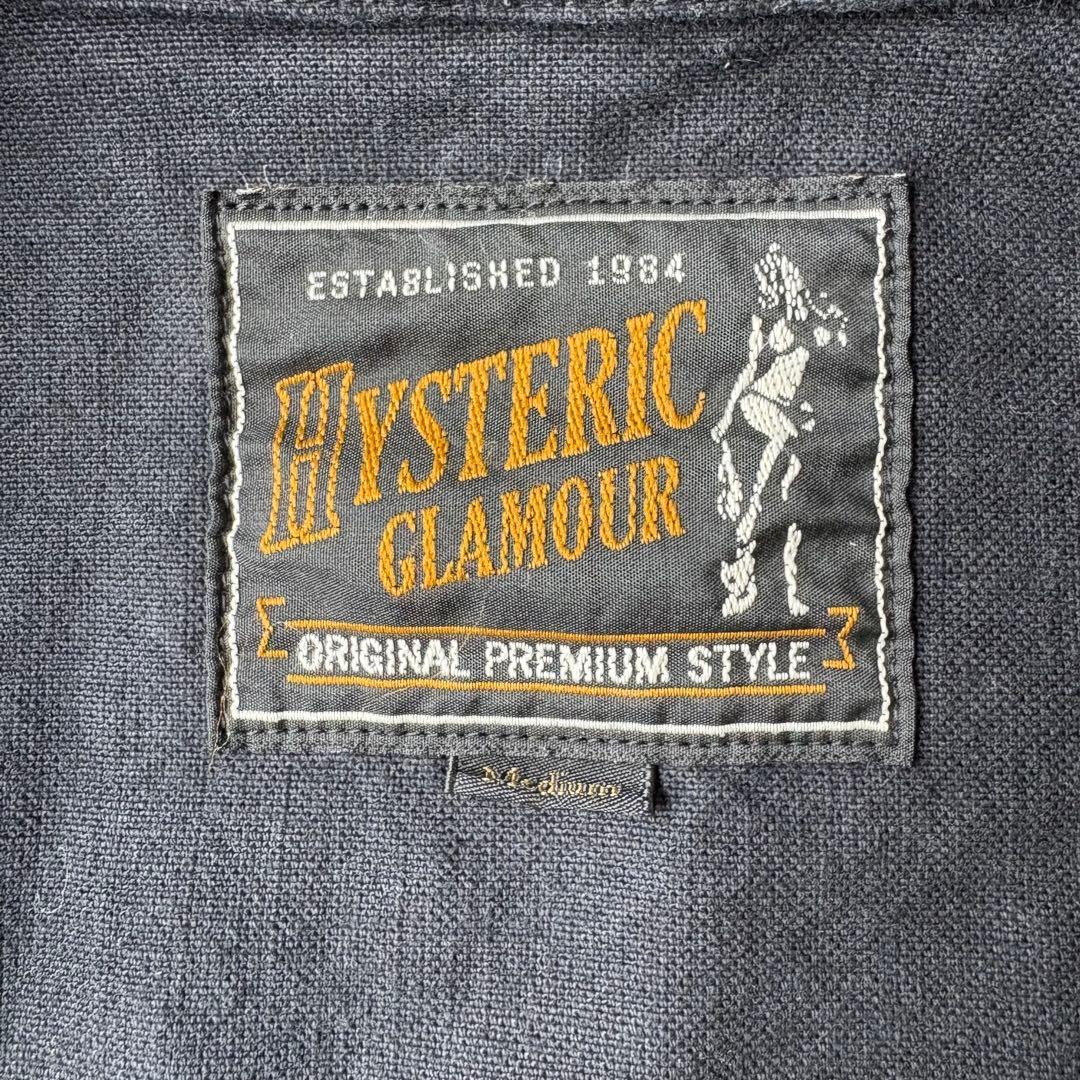 HYSTERIC GLAMOUR ジップ ブラック デニムジャケット フェード