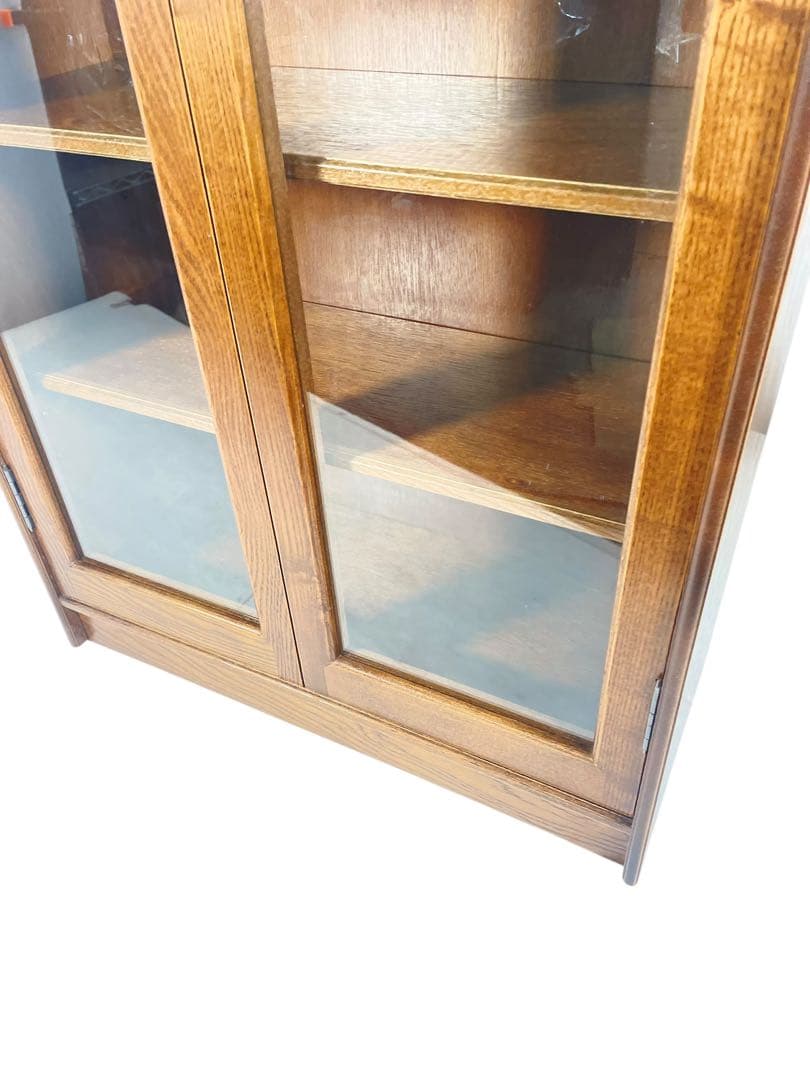 HR578 【美品】パリの雑貨屋　日本製　飾り棚　2枚扉