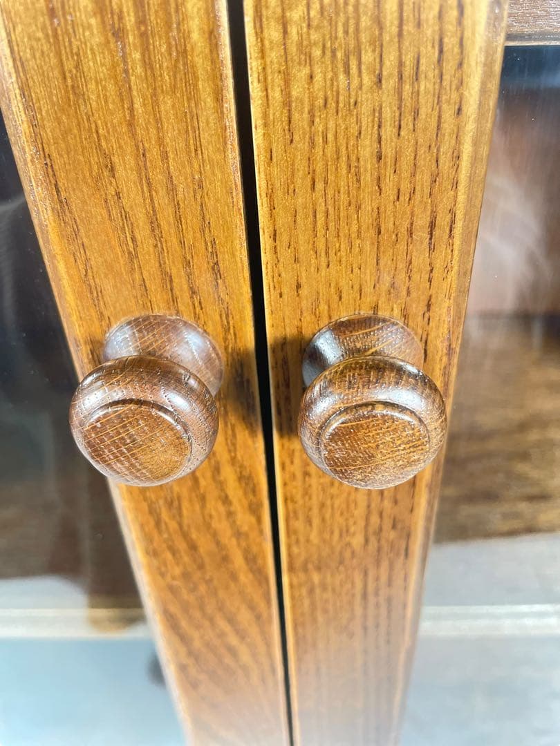 HR578 【美品】パリの雑貨屋　日本製　飾り棚　2枚扉