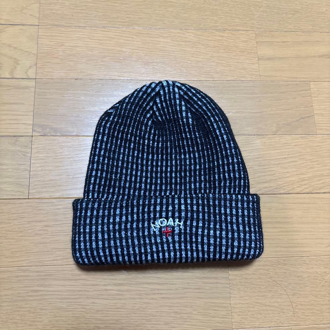 杉*和様 NOAH Tri-Color Beanie Black ノア ビーニー