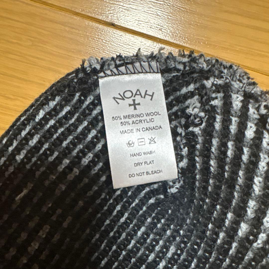 杉*和様 NOAH Tri-Color Beanie Black ノア ビーニー