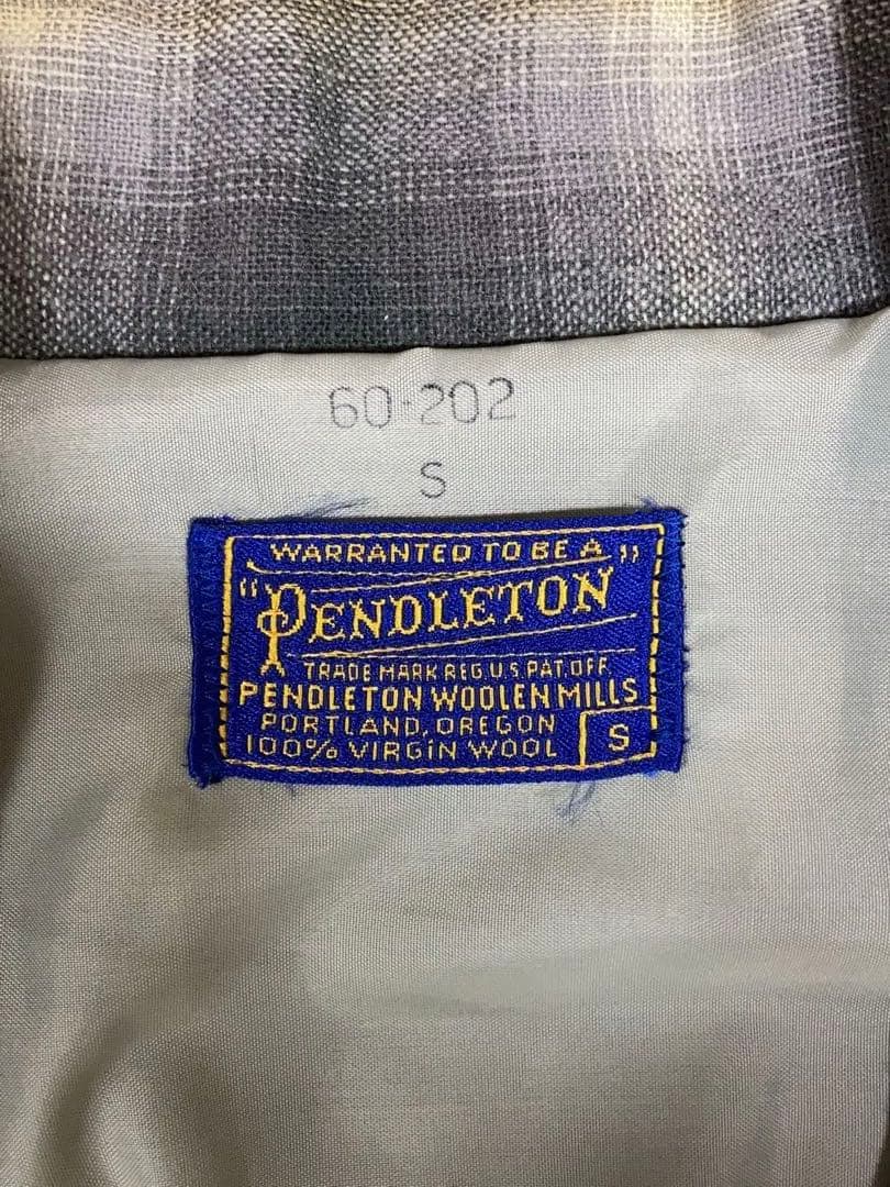 ハルキの古着　50s ペンドルトン　オンブレチェック　テーラードジャケット