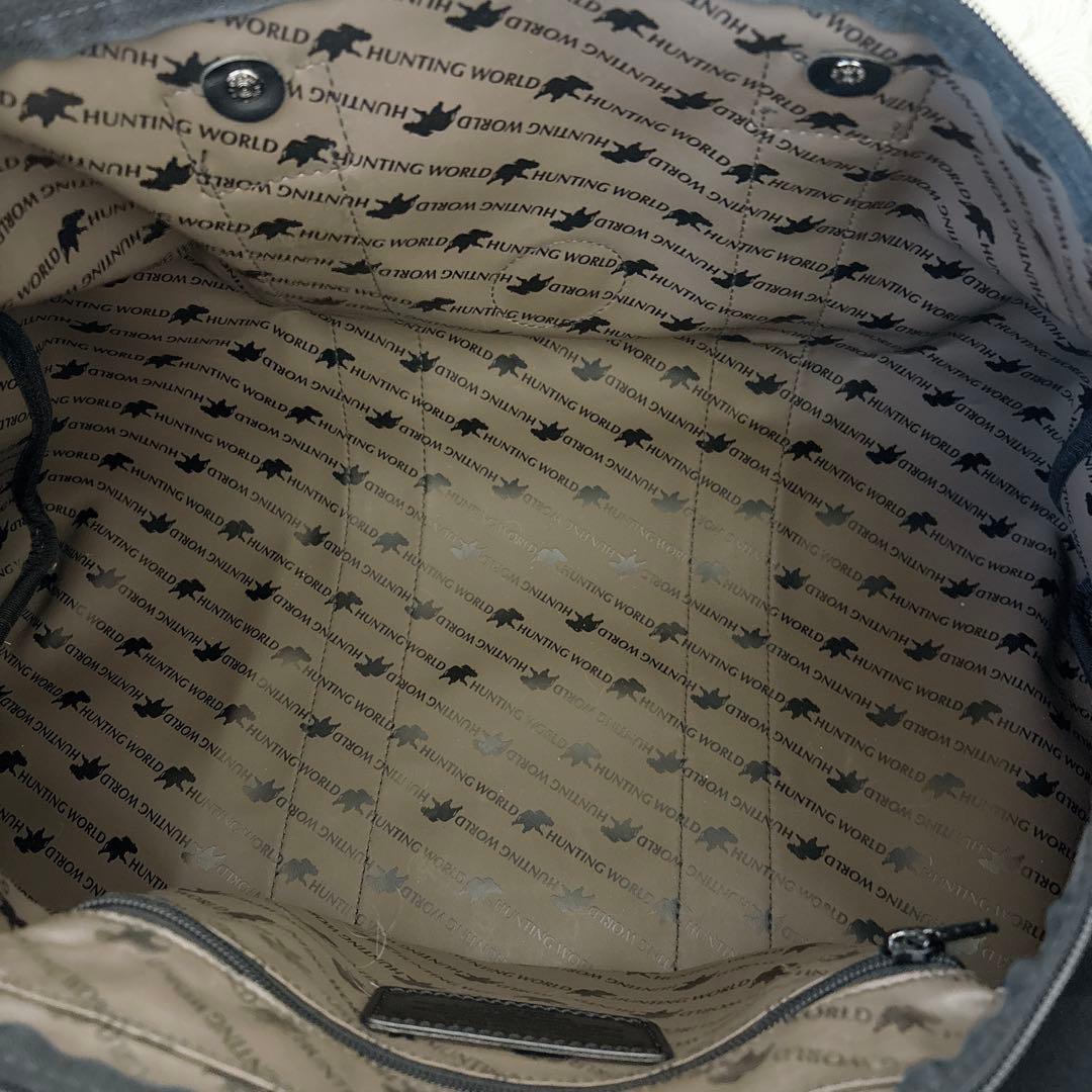 HUNTINGWORLD ハンティングワールド　ボストンバッグ　収納袋付き