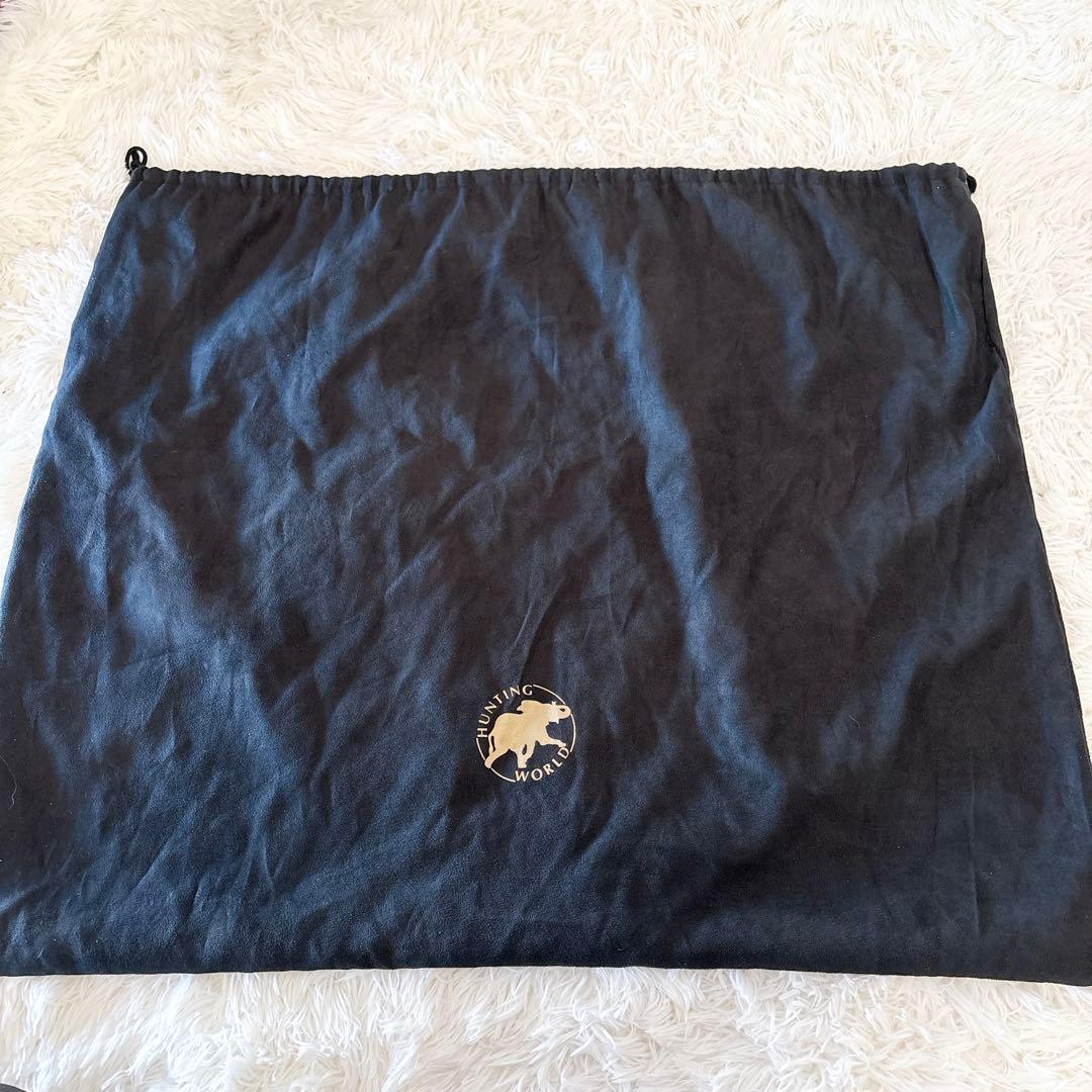 HUNTINGWORLD ハンティングワールド　ボストンバッグ　収納袋付き