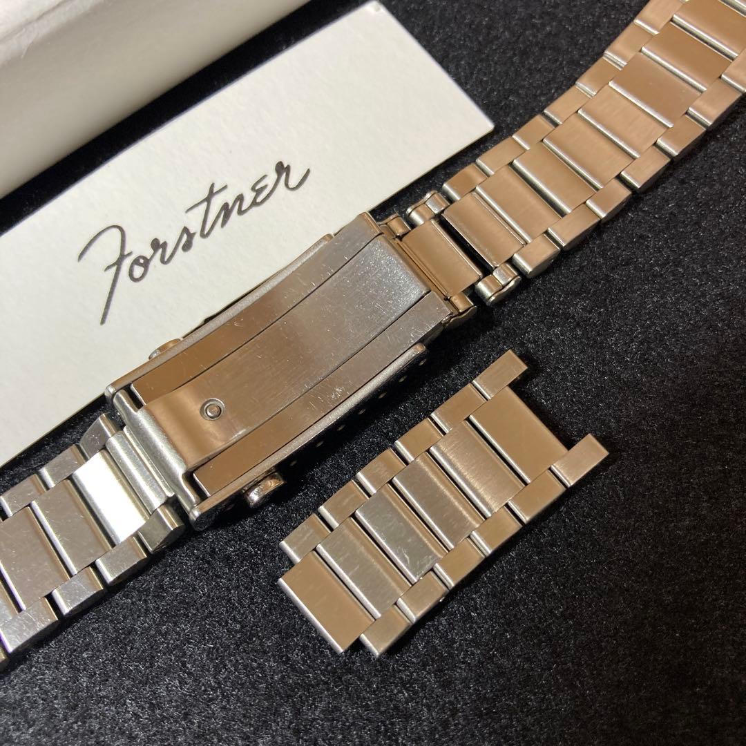 Forstner フォースナー ステンレススチール 19mm 金属ベルト