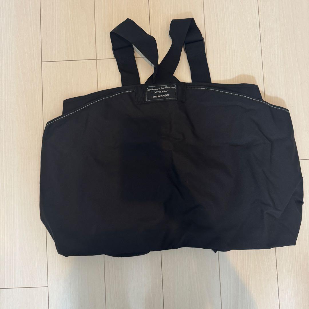 and wander フィールドベスト アンドワンダー 黒