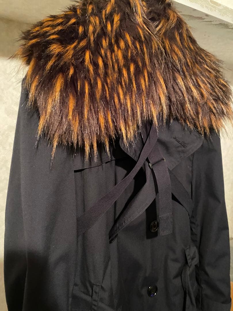 レア Dries Van Noten ファー ストール ドリスヴァンノッテン