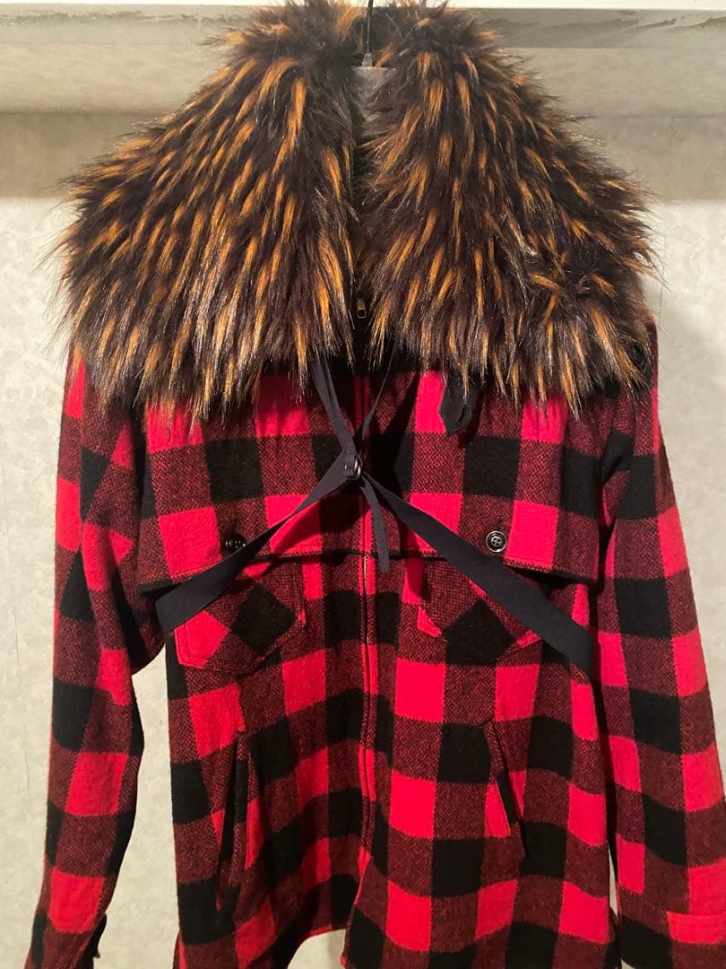 レア Dries Van Noten ファー ストール ドリスヴァンノッテン