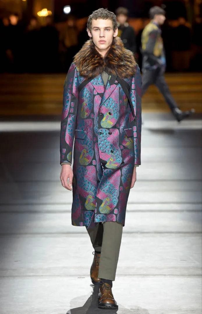 レア Dries Van Noten ファー ストール ドリスヴァンノッテン