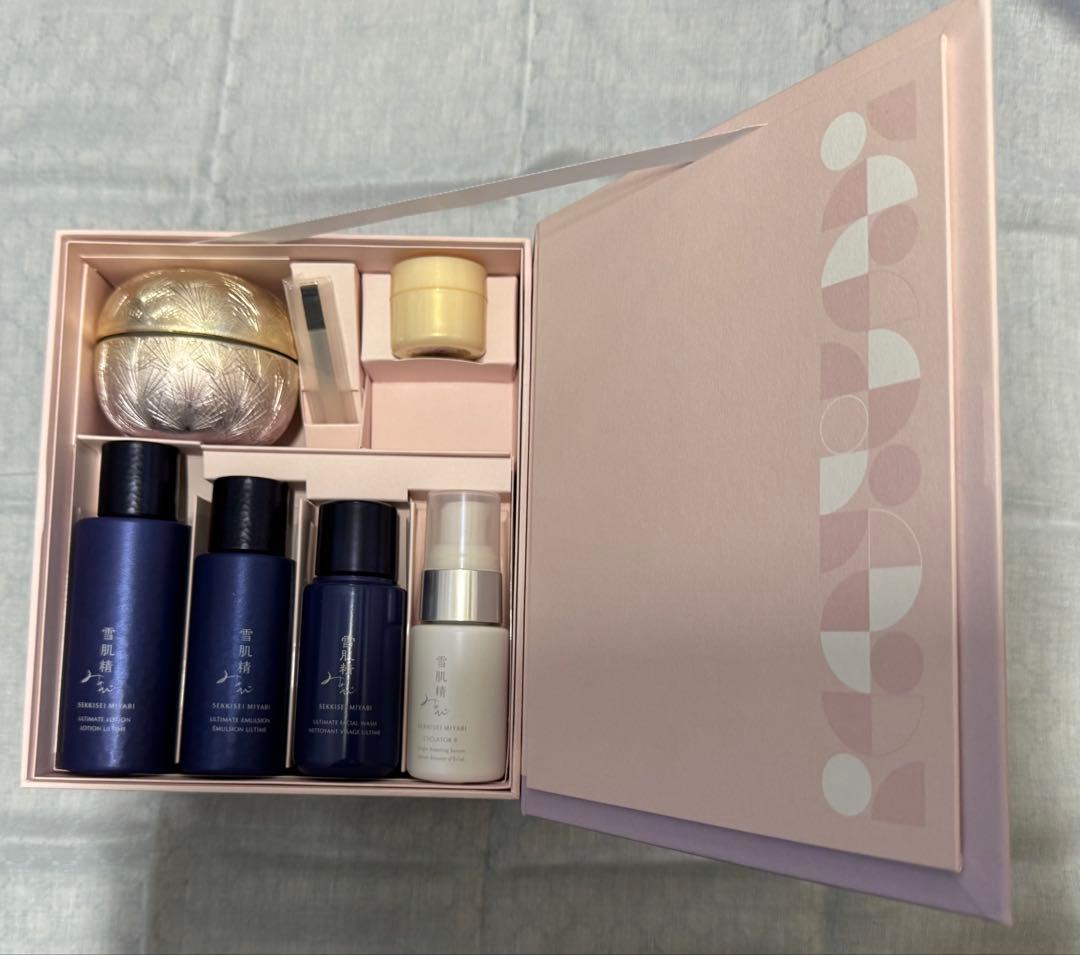 雪肌精みやび ネクタルコフレ6点セット(ノベルティポーチ付き)