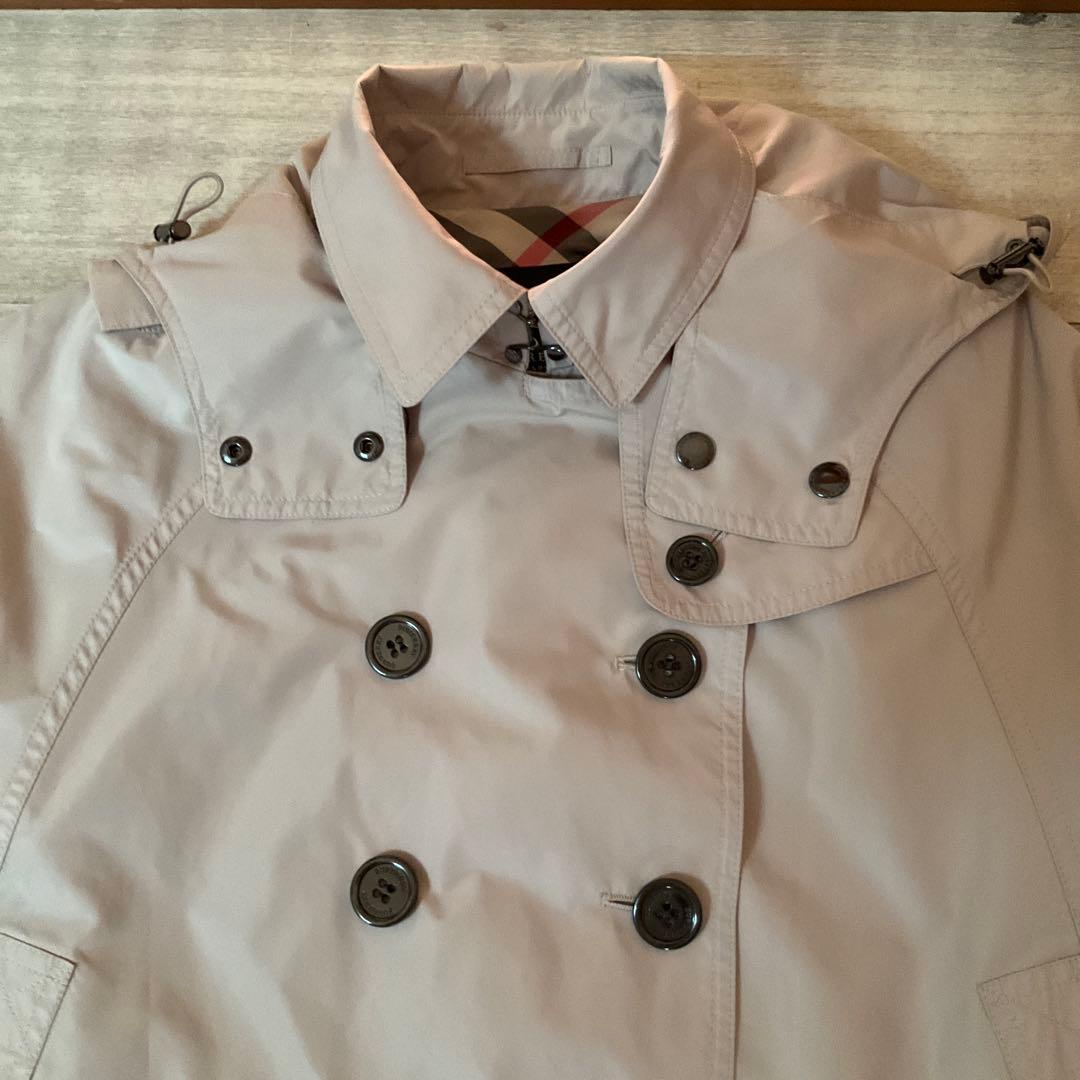 極美品BURBERRY LONDONベージュ ポンチョ 38