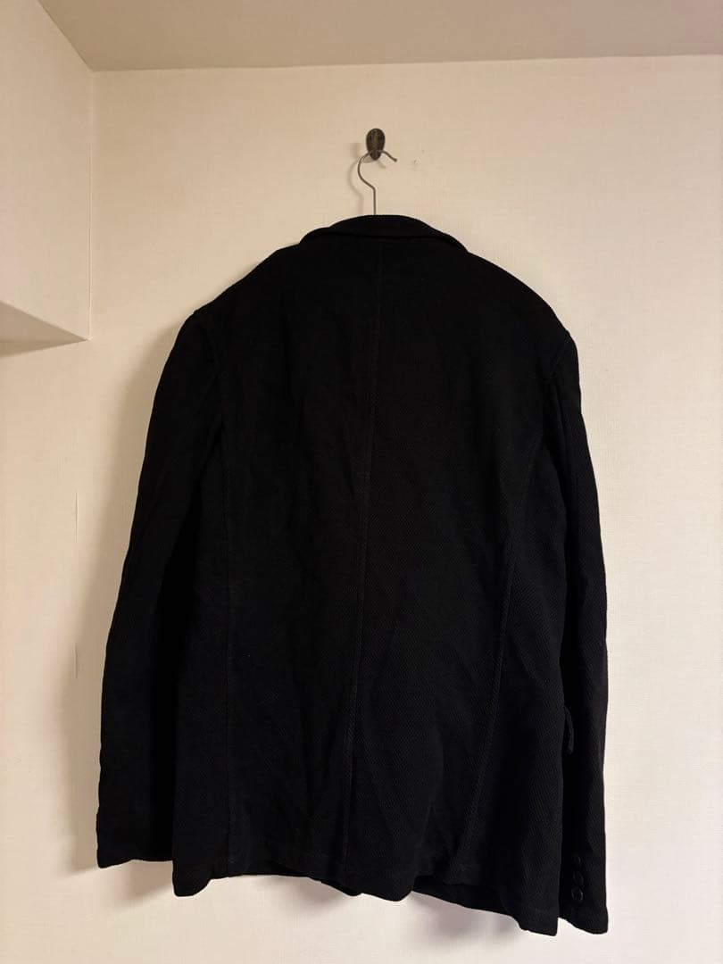 コムデギャルソンオム　ポリエステル縮絨ジャケット