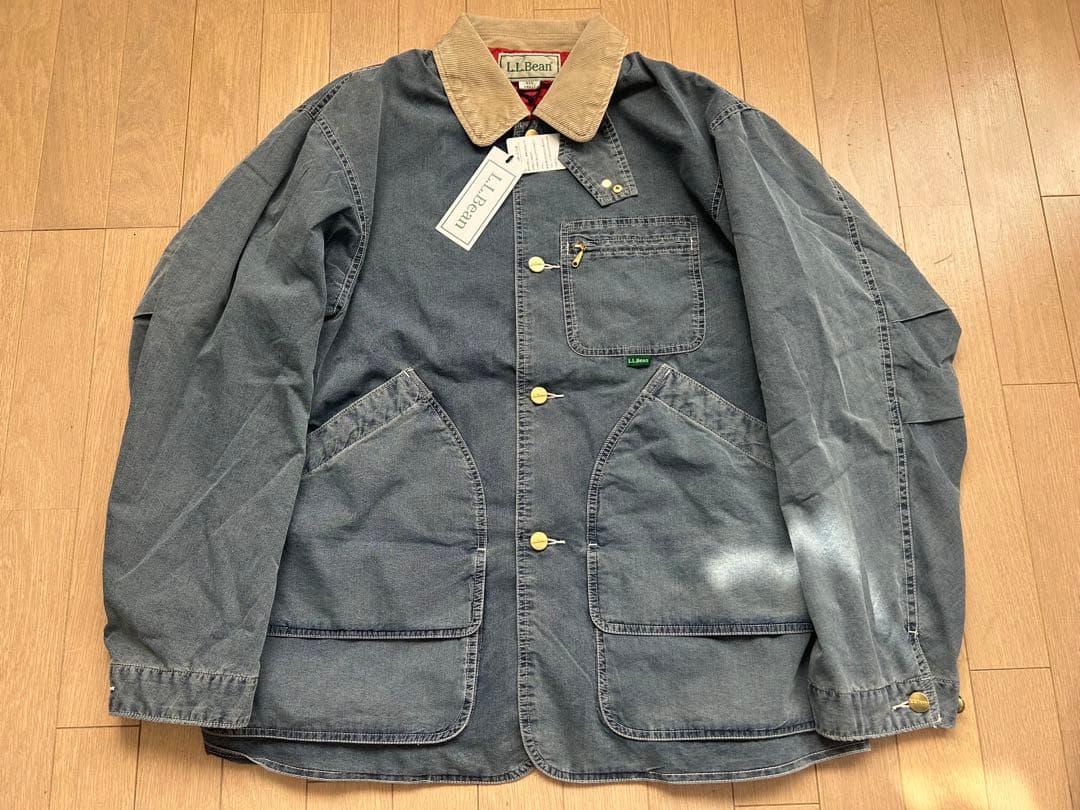 新品 L.L.Beanインサレーテッド インディゴ フィールドコート Sサイズ