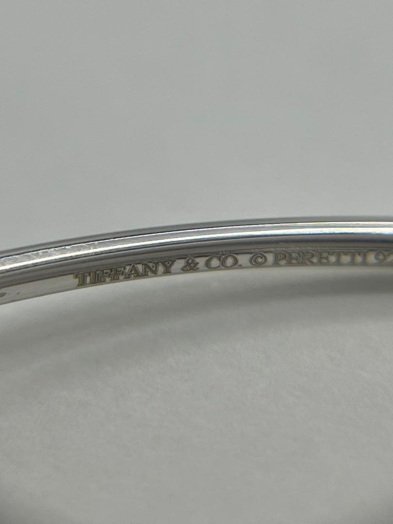 ティファニー TIFFANY エルサペレッティ ティアドロップ バングル SV