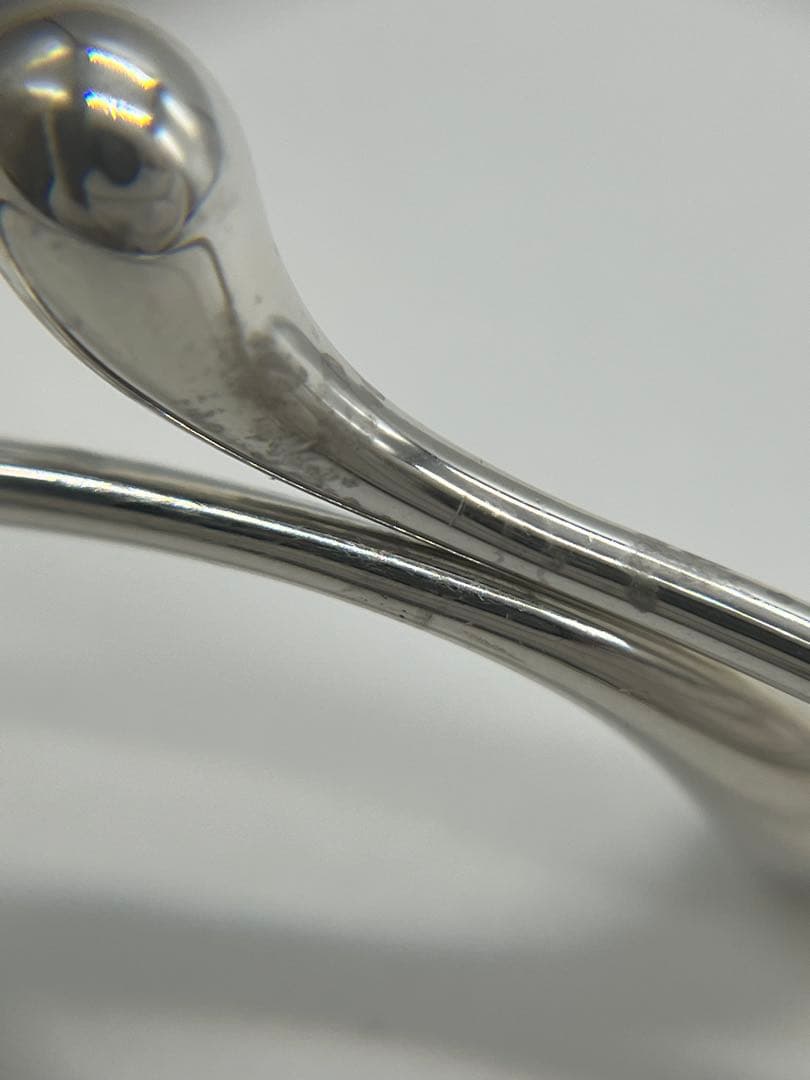 ティファニー TIFFANY エルサペレッティ ティアドロップ バングル SV