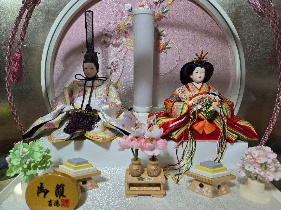 【一点限り】雛人形 ケース飾り　K8