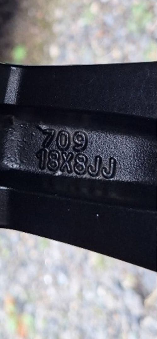 ハイエース　TAW 18インチ ブラックホイール