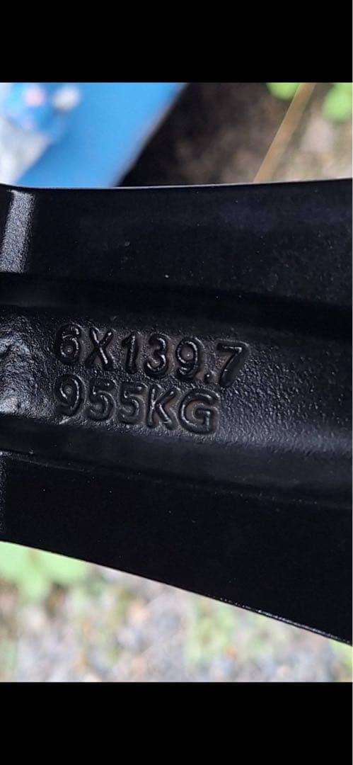 ハイエース　TAW 18インチ ブラックホイール