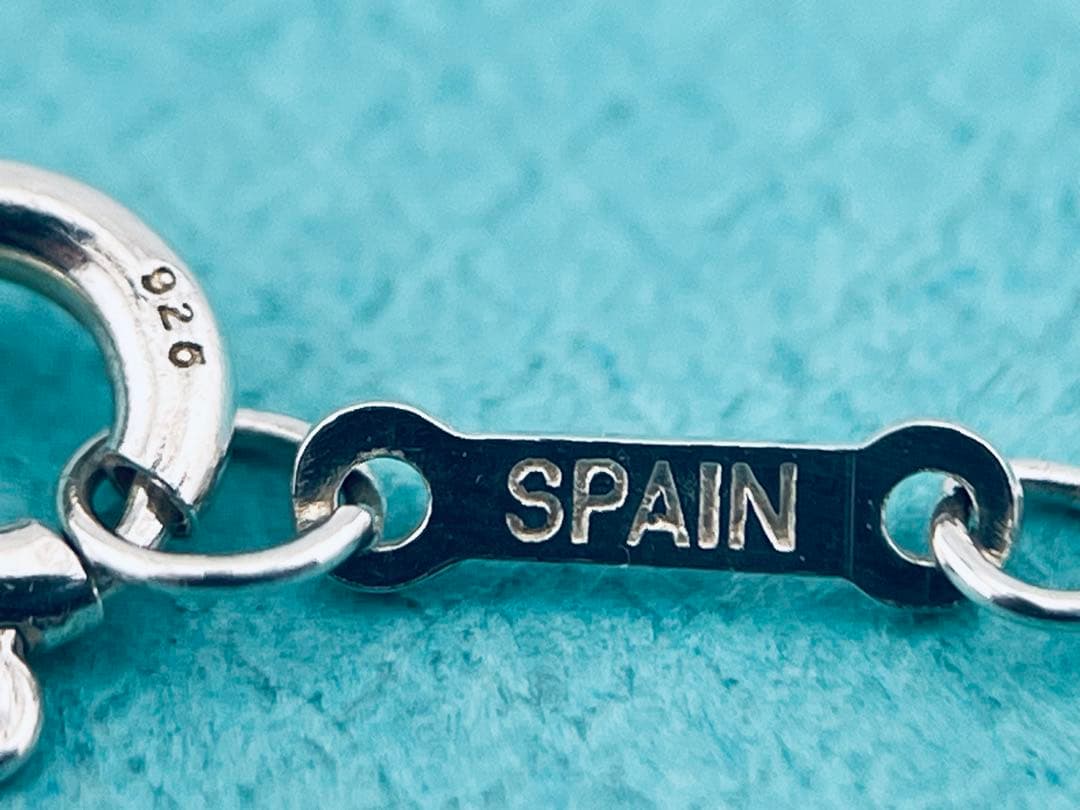 c961 美品　ティファニー　オープンハート　ネックレス　シルバー　925