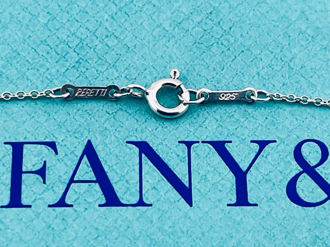 c961 美品　ティファニー　オープンハート　ネックレス　シルバー　925